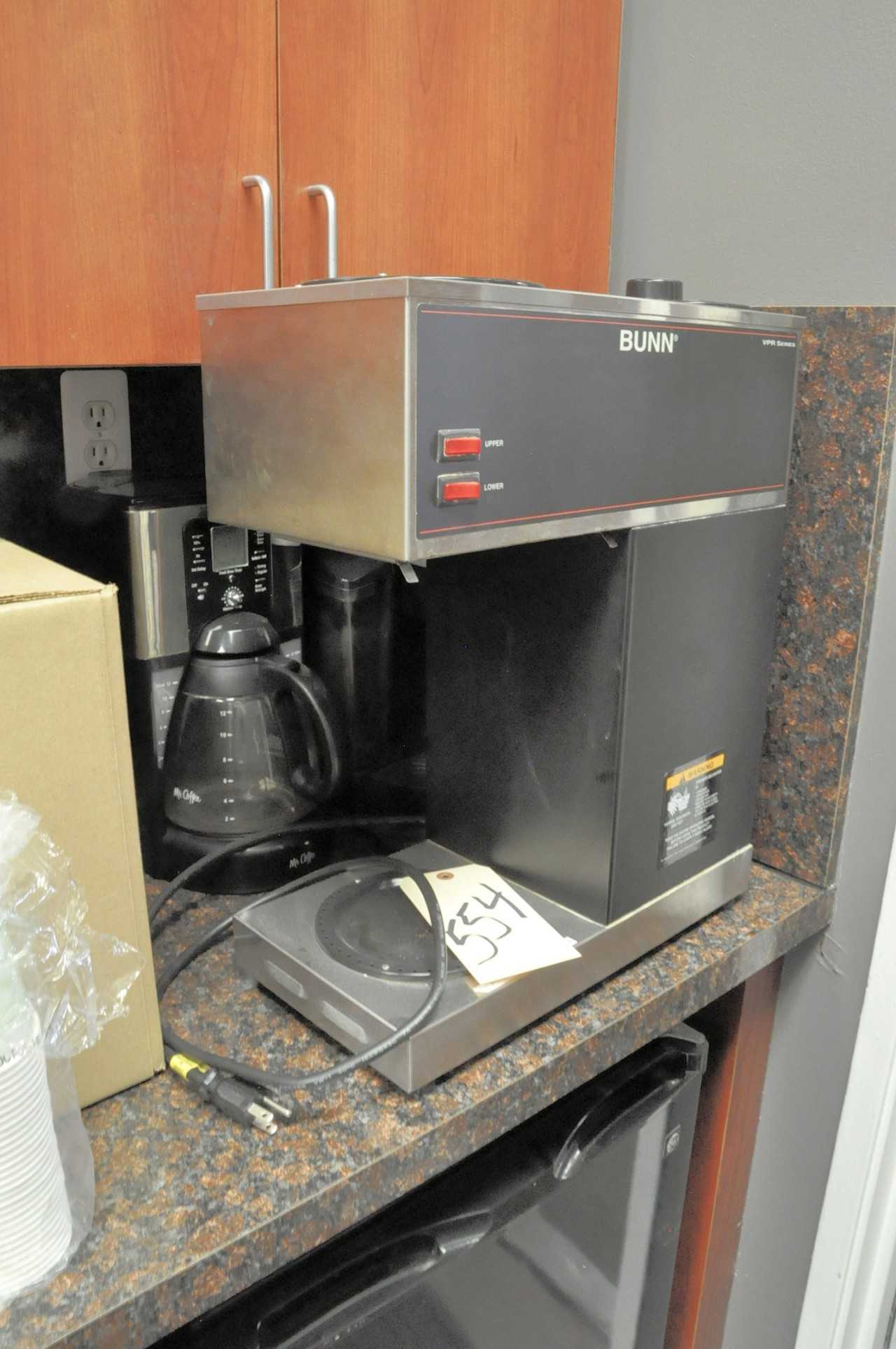 Lot-(1) Bunn and (1) Mr. Coffee Brand Coffee Makers - ELECTRIC POWER TOOLS