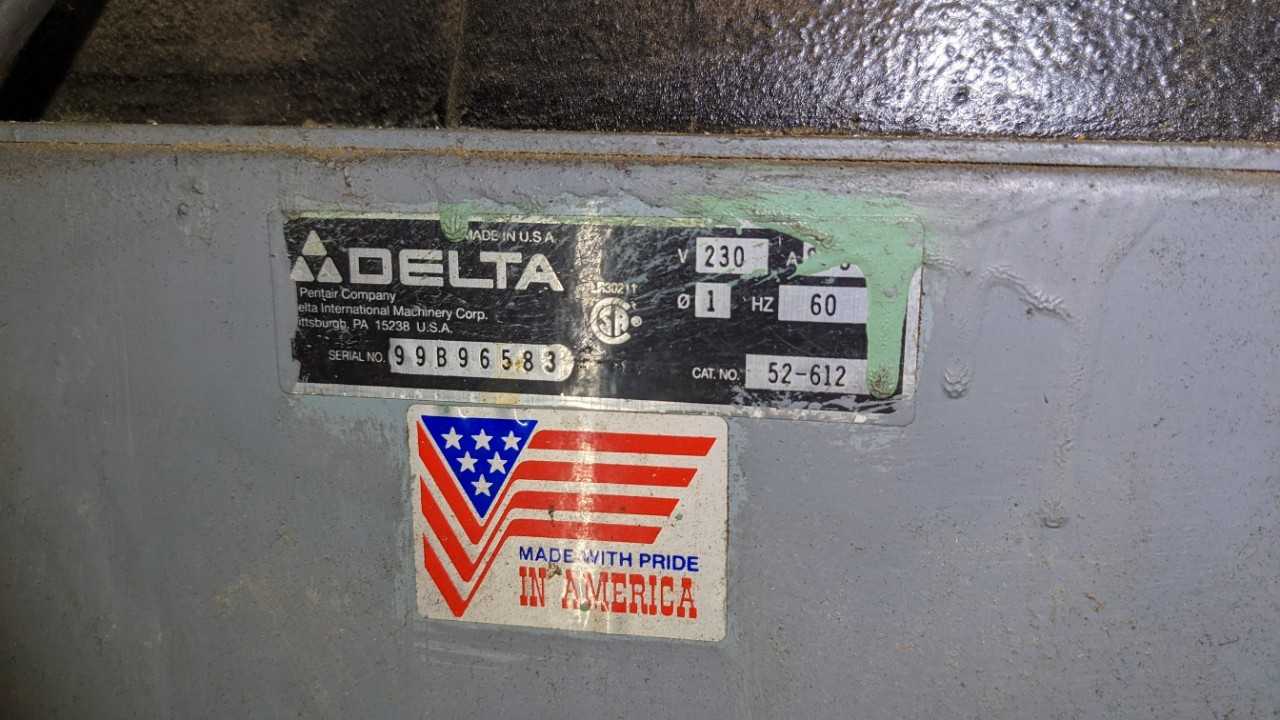 Delta belt sander 52-612 - GRINDING MACHINES