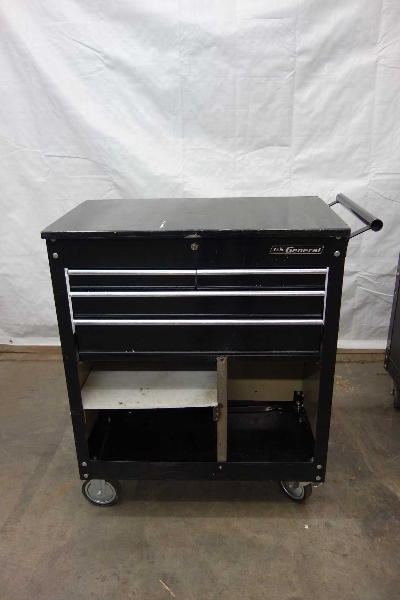 US GENERAL 4 DRAWER ROLL CART - ROLLING CARTS