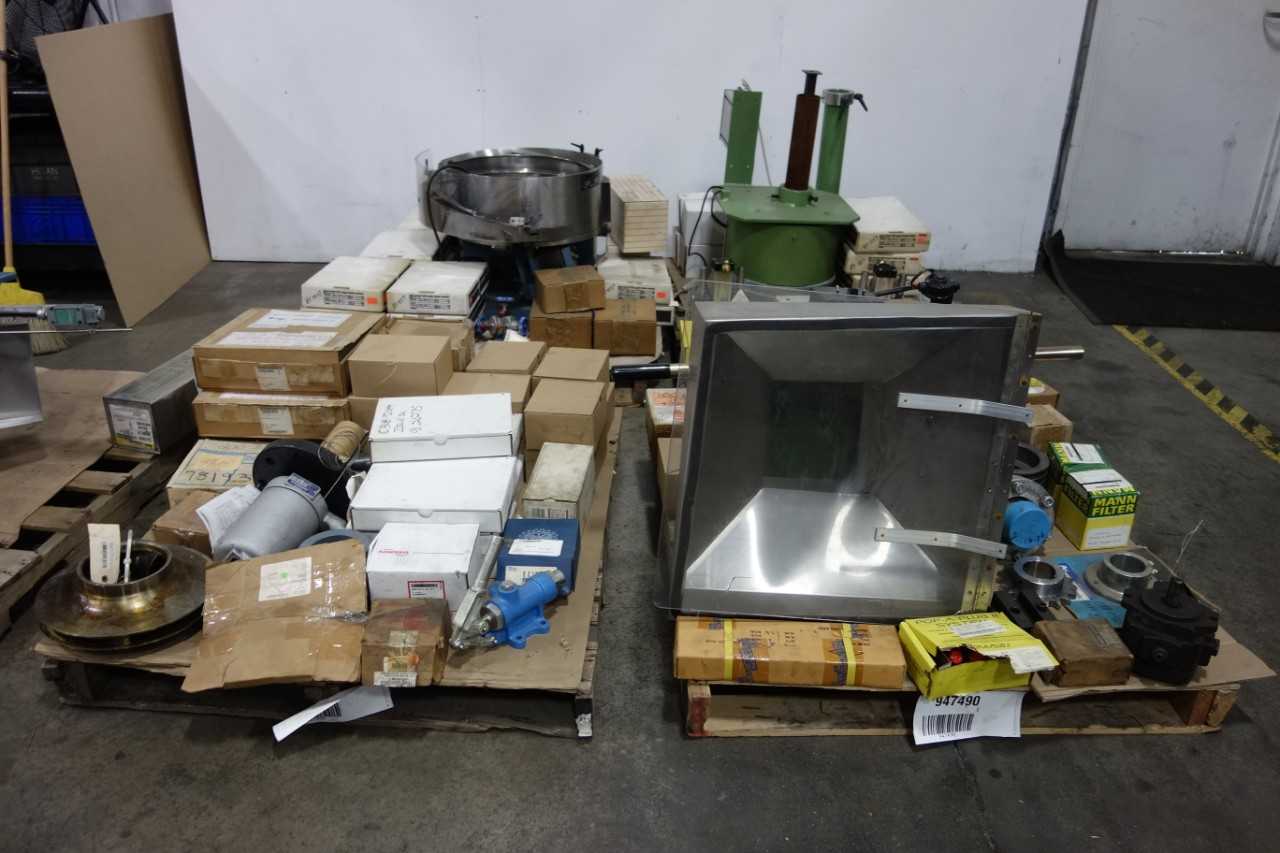 4 PALLETS OF ASSORTED MRO - INDUSTRIAL PARTS