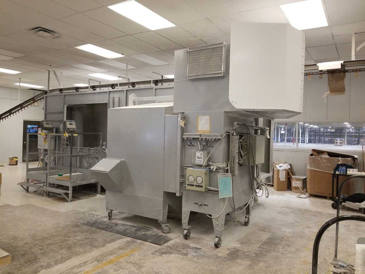Automatic Powder Booth with Nordson Prodigy Manual Spray System - POWDER COATING LINE