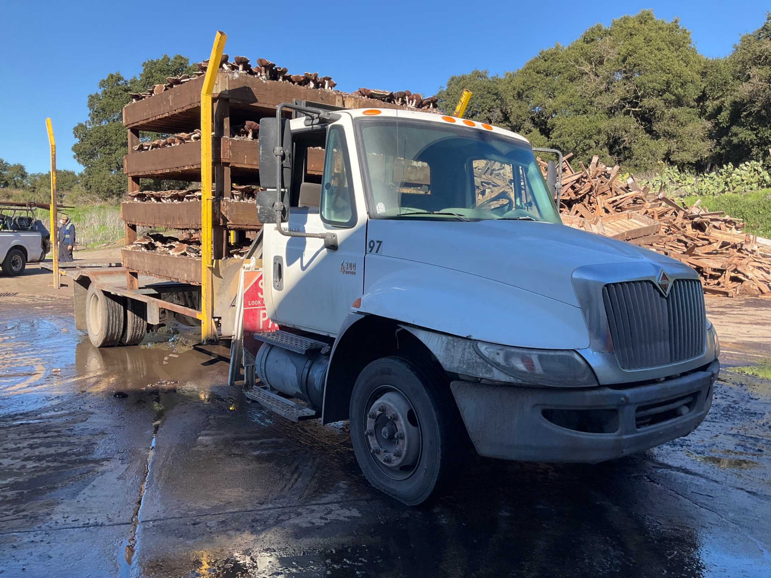 INTERNATIONAL 4300 SBA LP 4X2 FLATBED TRUCK