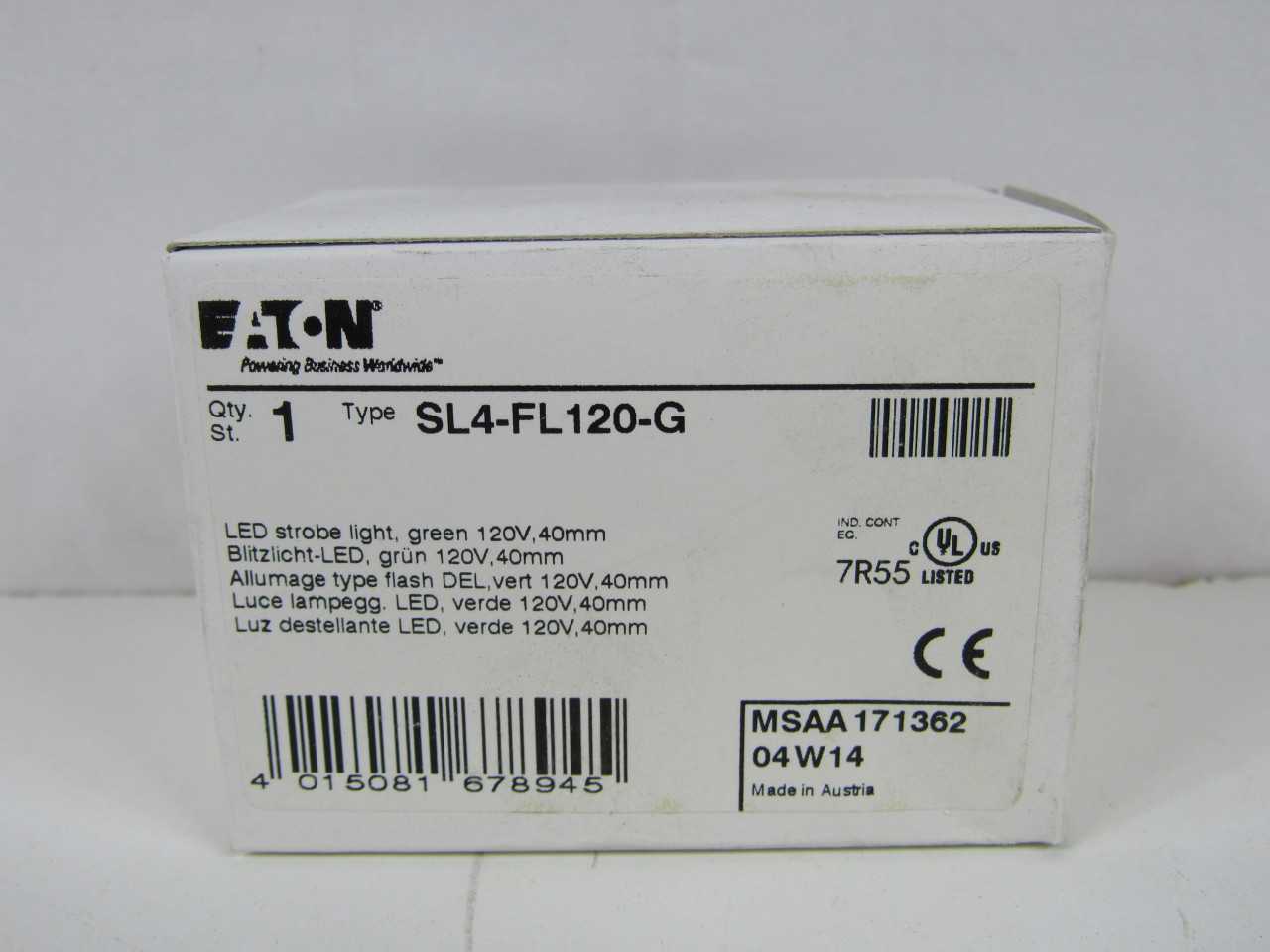 Quantity of 23x SL4-FL120-G Lights - LIGHTING Quantity of 23x SL4-FL120-G Lights - LIGHTING
