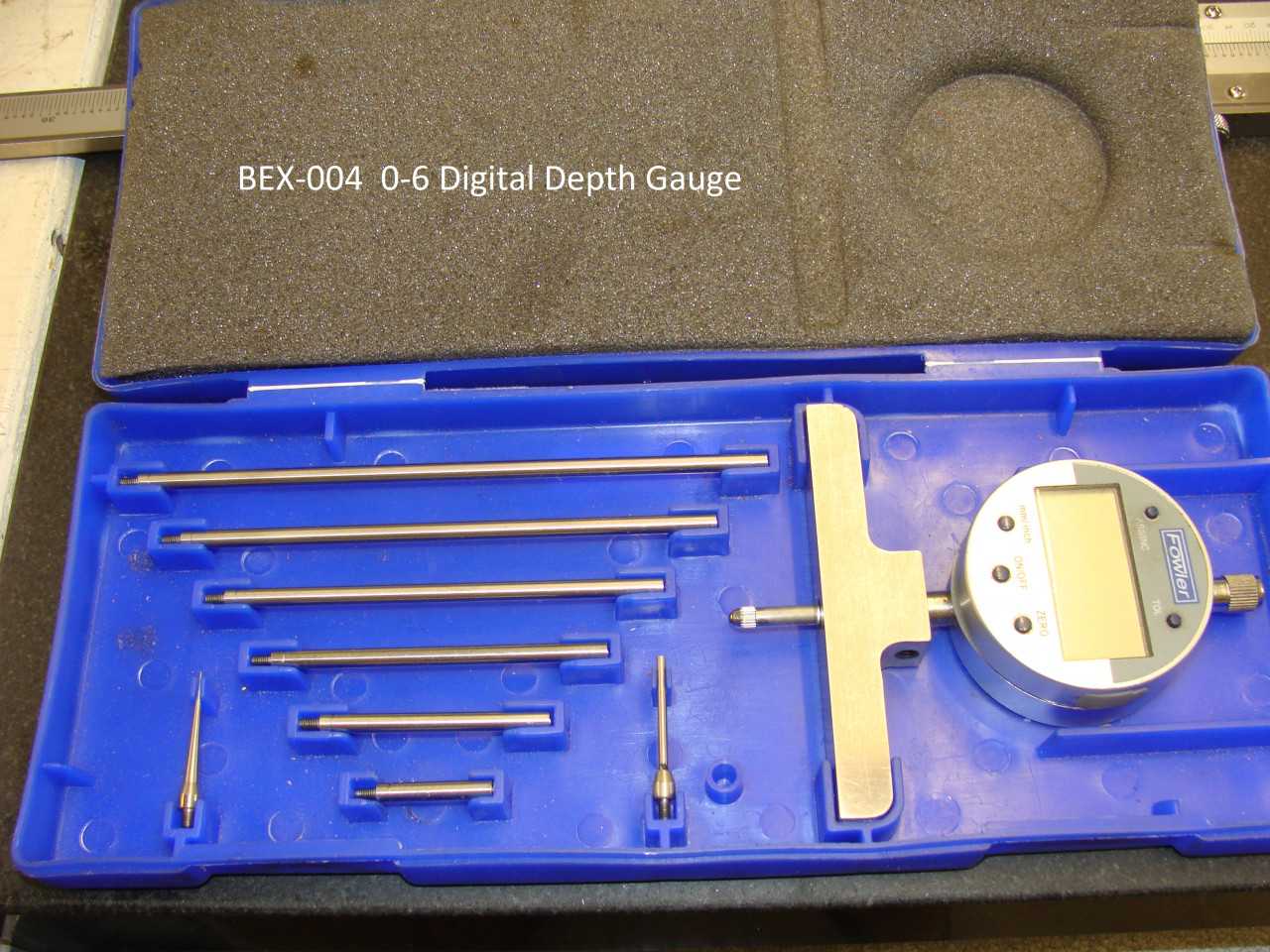 FOWLER 0''-22'' DIGITAL DEPTH GAGE - ELECTRIC POWER TOOLS