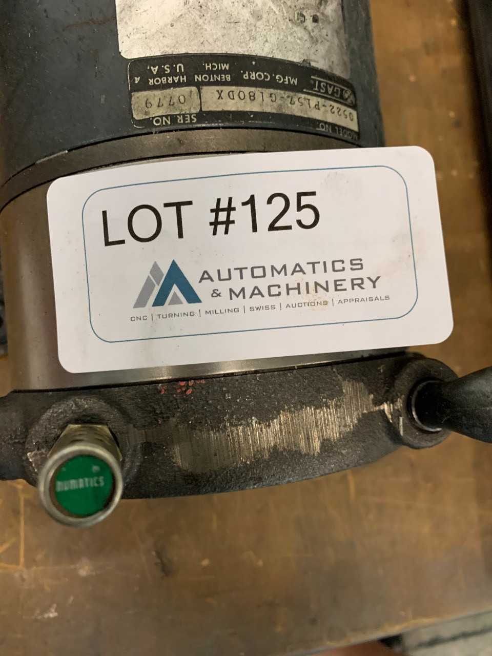 Gast Mfg Electric Air Compressor - ELECTRIC MOTORS