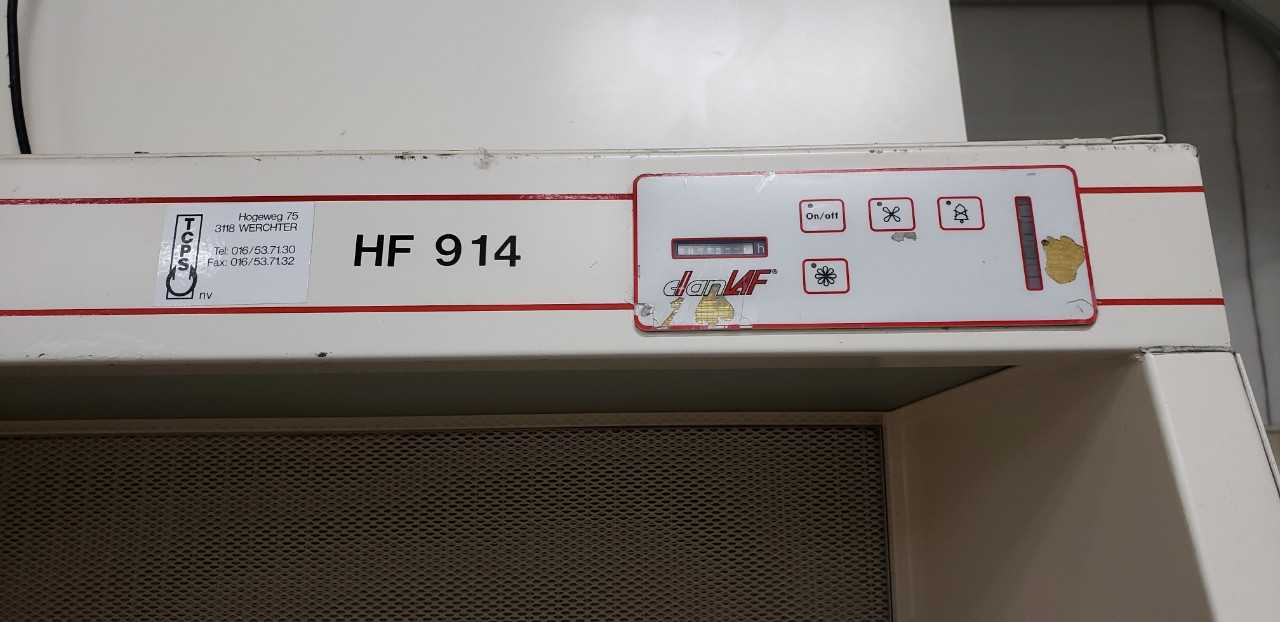 2002 Dan Laf HF-914 Laminar Air Flow Cabinet - MACHINING ACCESSORIES & TOOLING