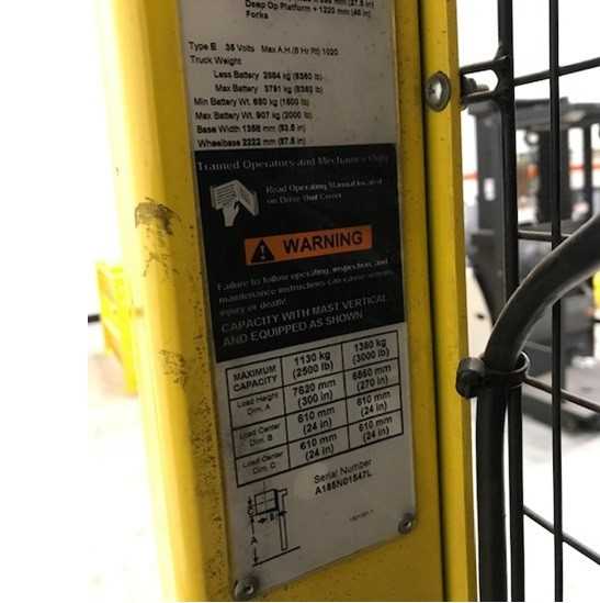 2013 Hyster R30XMA3 stock picker, Henrico, VA - ORDER PICKER