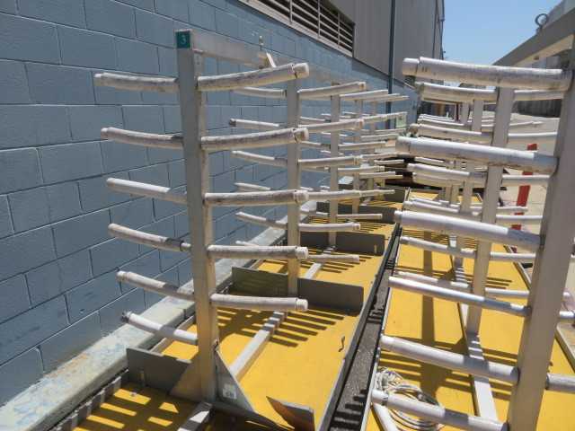Aluminum Parts Storage Rack on Wheels (1) - MISCELLANEOUS