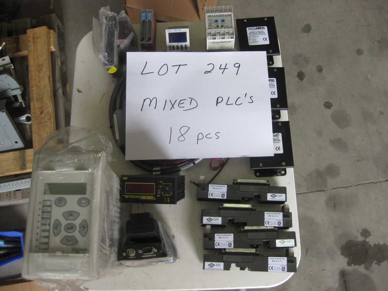 MIXED LOT OF PLCs ( QTY 18 ) - AUTOMATION & CONTROLS