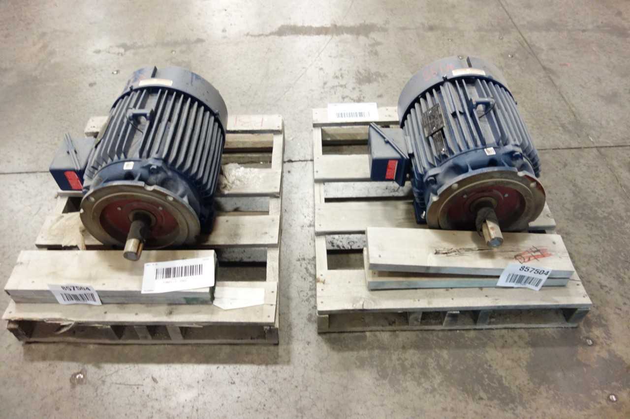 LOT OF 2 MARATHON ELECTRIC XRI HIGH EFFICIENCY MOTORS - ELECTRIC MOTORS