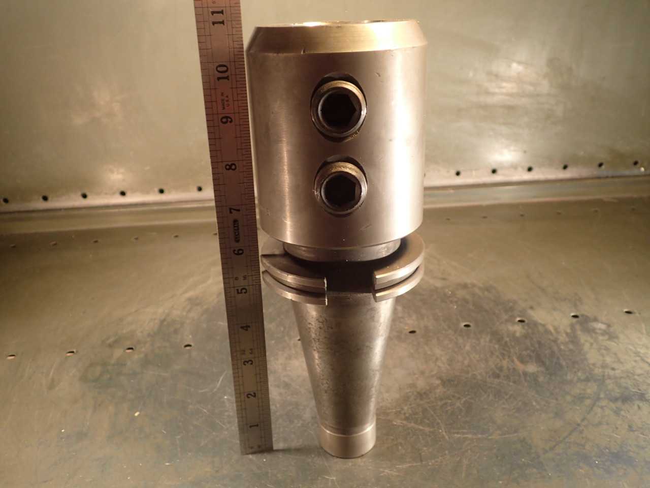 Davis 314-01227 2" End Mill Tool Holder: 5-1/2" Projection, NMTB-50 Taper Shank - HOLEMAKING TOOLS