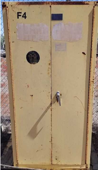 Fire Cabinet 31.5" L x 31.5" W x 65" H - TOOL STORAGE