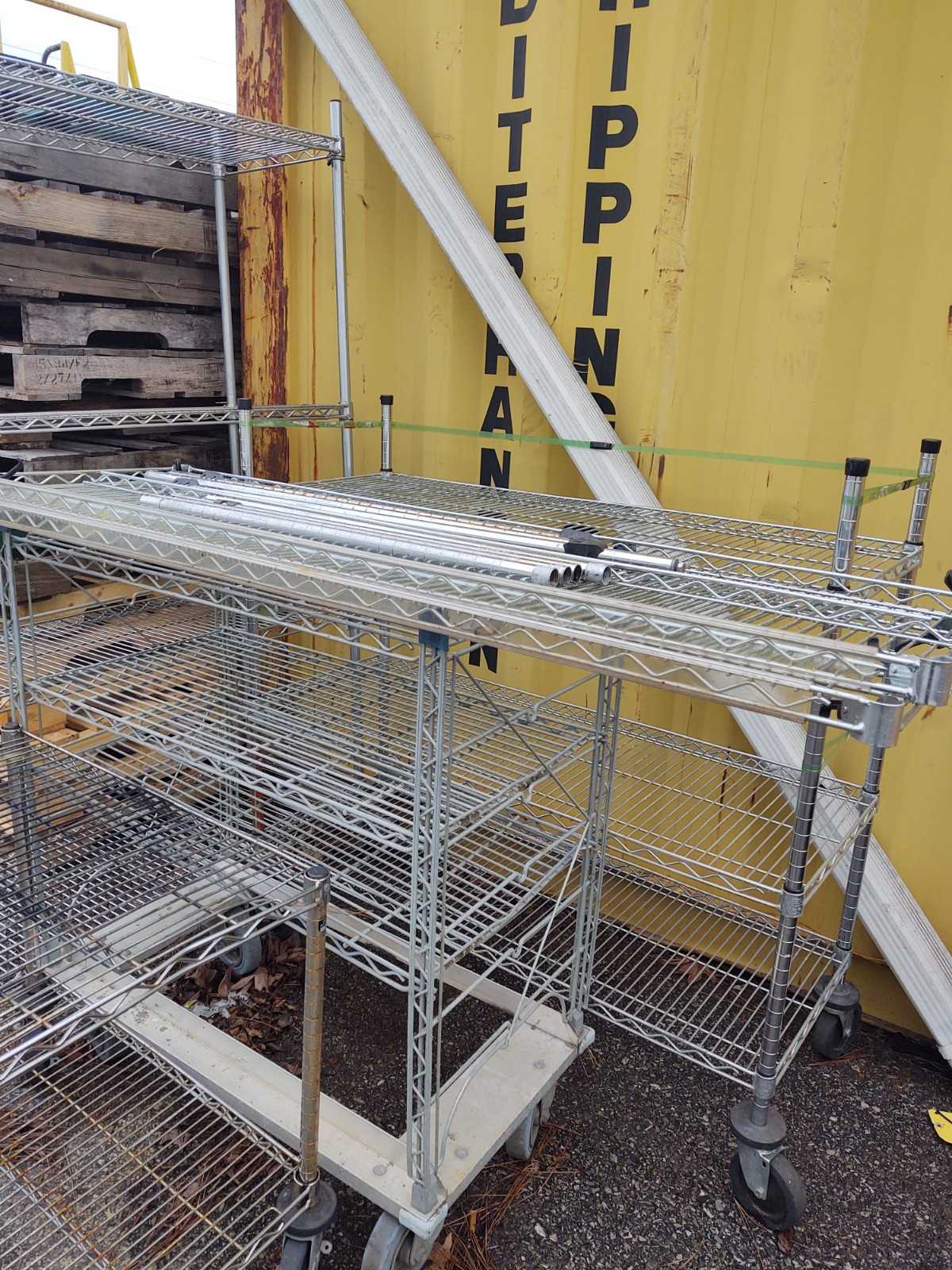 Wire Shelves Lot of 6 - ELECTRICAL COMPONENTS