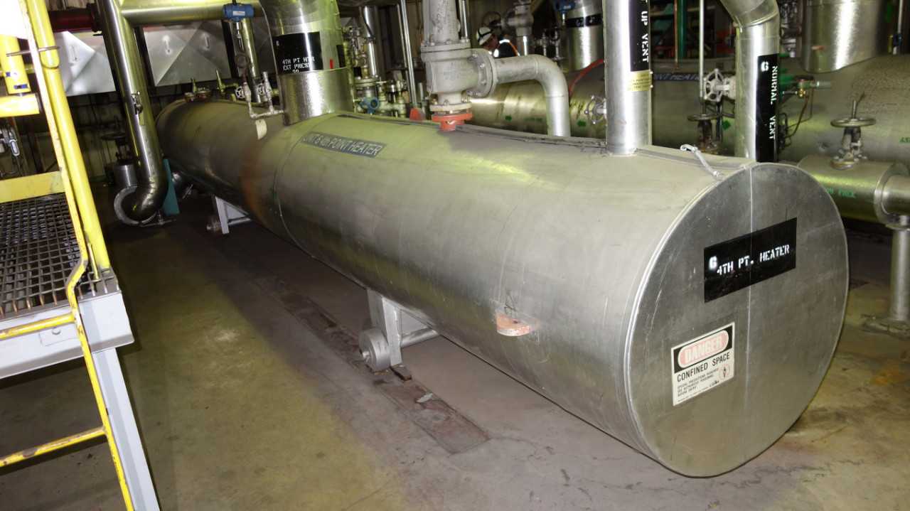 LOT OF 2 YUBA FEEDWATER HEAT EXCHANGERS