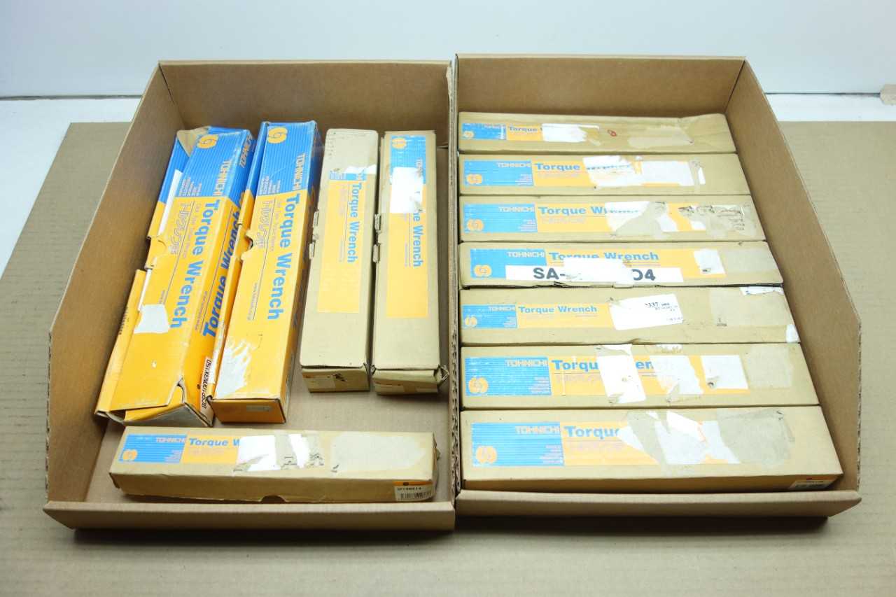 LOT OF ASSORTED TOHNICHI TORQUE WRENCHES - HAND TOOLS