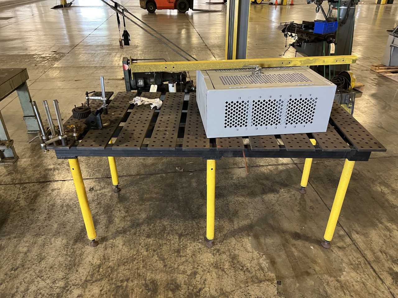 welding work bench approx 80"x38" - WELDING EQUIPMENT