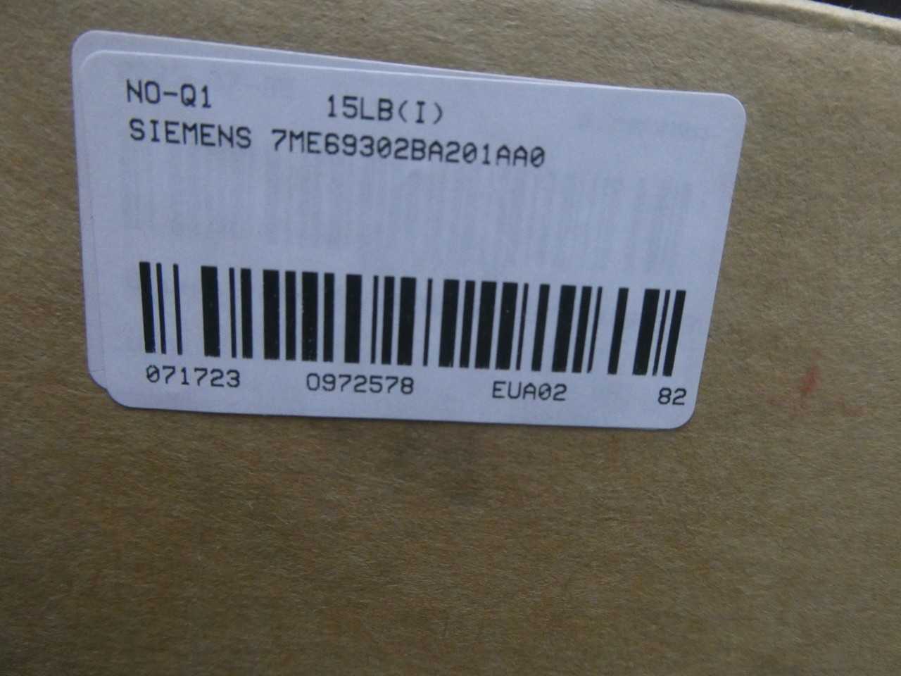 SIEMENS 7ME69302BA201AA0 SITRANS F M MAG 6000 18-90V-DC FLOW TRANSMITTER - INSTRUMENTATION