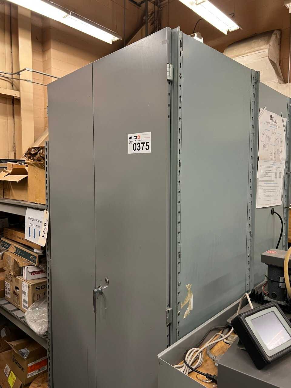 Cabinet with contents - electrical supplies and testers - ELECTRICAL COMPONENTS