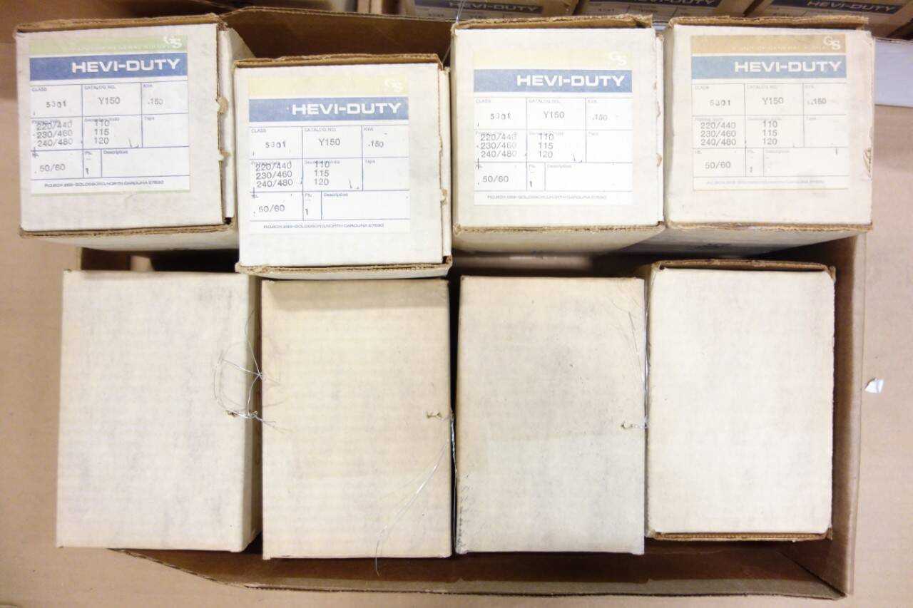LOT OF ASSORTED HEVI-DUTY CONTROL CIRCUIT TRANSFORMERS - CONTROL TRANSFORMERS