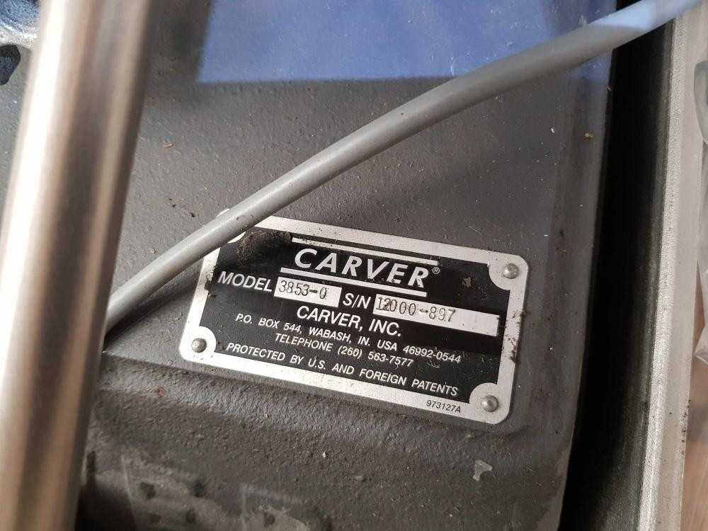 Carver 3853 Bench Top Laboratory Hydraulic Press - LAB & SCIENTIFIC
