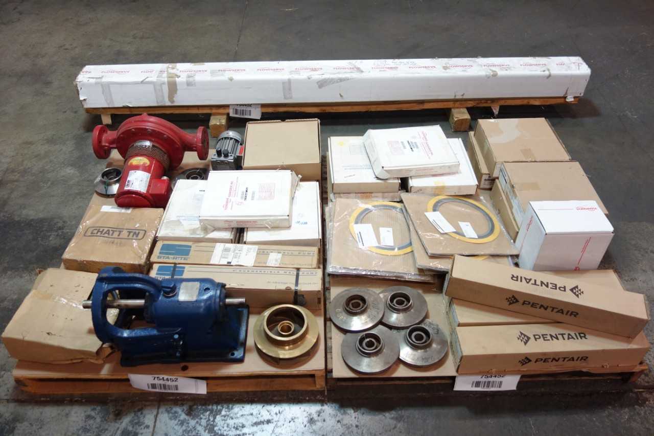 3 PALLETS OF ASSORTED PUMPS, PUMP PARTS, ACCESSORIES - PUMPS