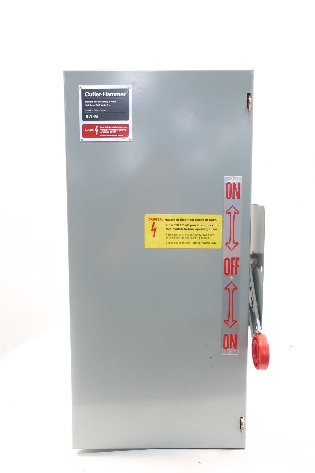CUTLER HAMMER DT363UGK 3P 100A AMP 600V-AC FUSIBLE DISCONNECT SWITCH - DISCONNECT SWITCHES