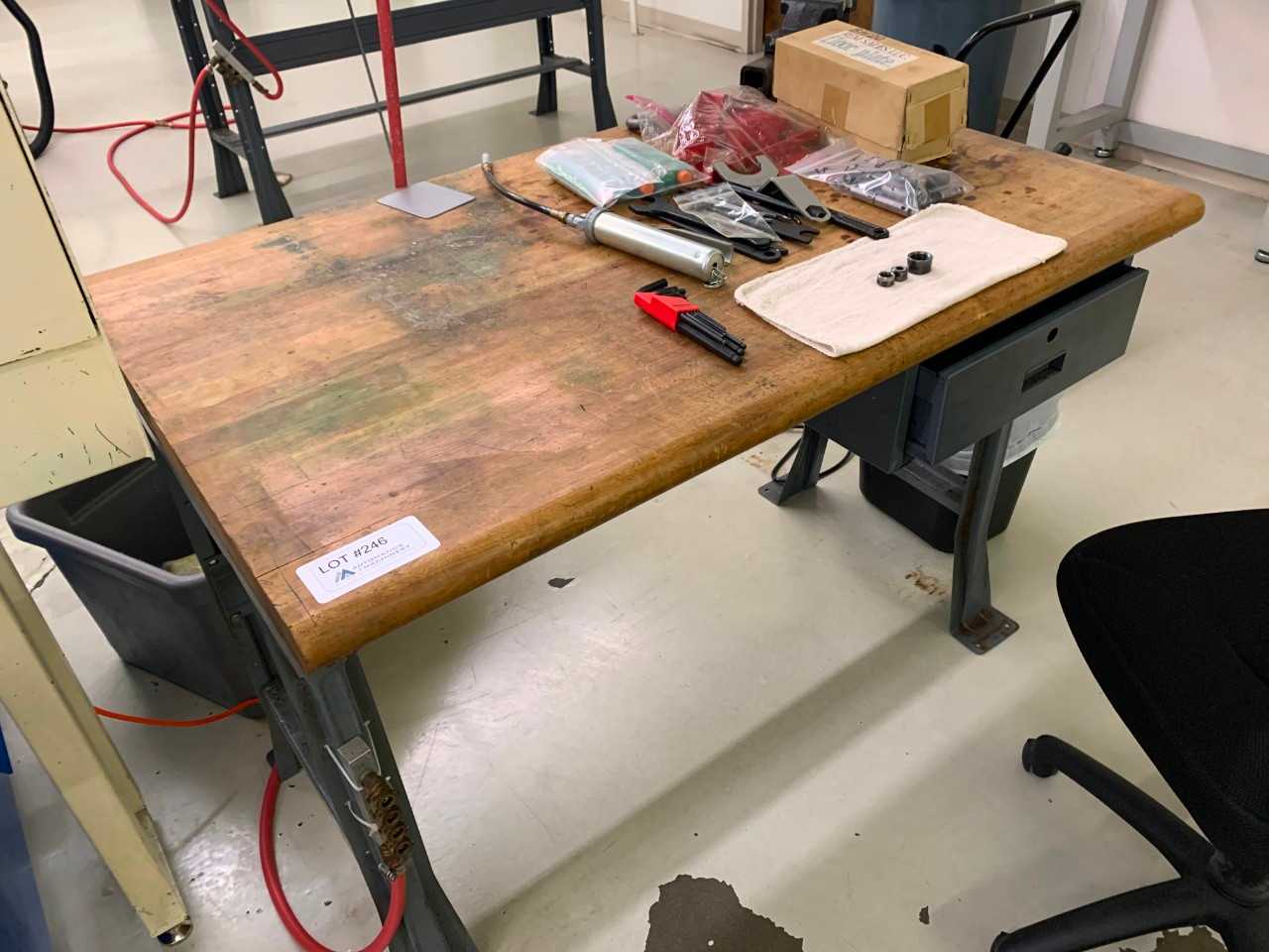 Butcher Block Work Bench - PLANT & FACILITY
