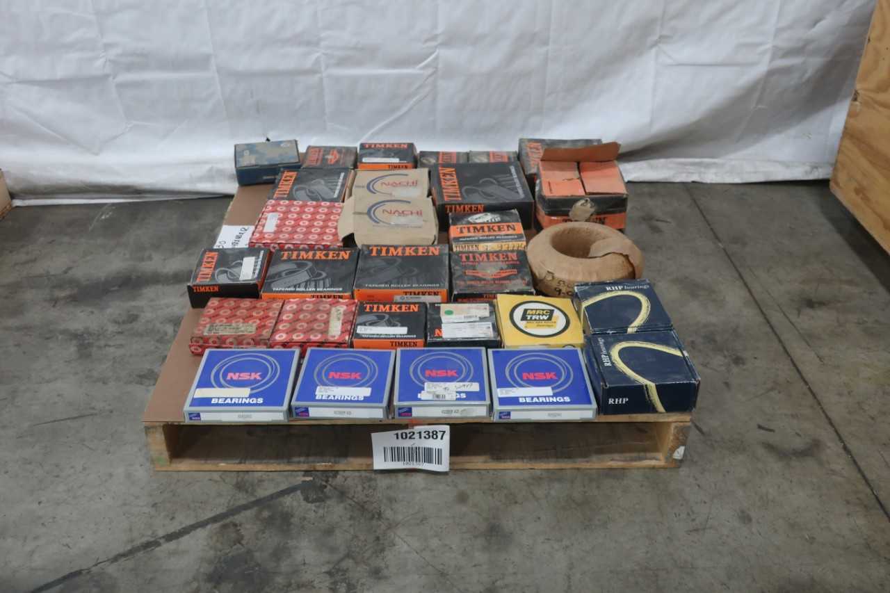 PALLET OF ASSORTED ROLLER BEARINGS - BEARINGS