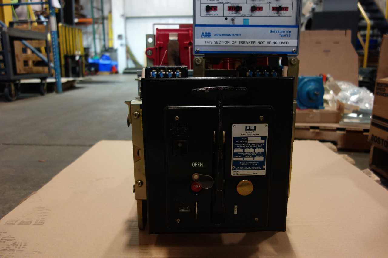 ABB K800S K-LINE 800A AMP AIR CIRCUIT BREAKER - CIRCUIT BREAKERS