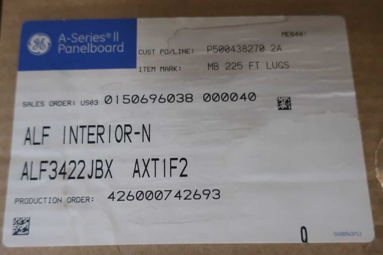 LOT OF 4 GENERAL ELECTRIC GE POWER DISTRIBUTION PANEL BOARDS - PANELBOARDS