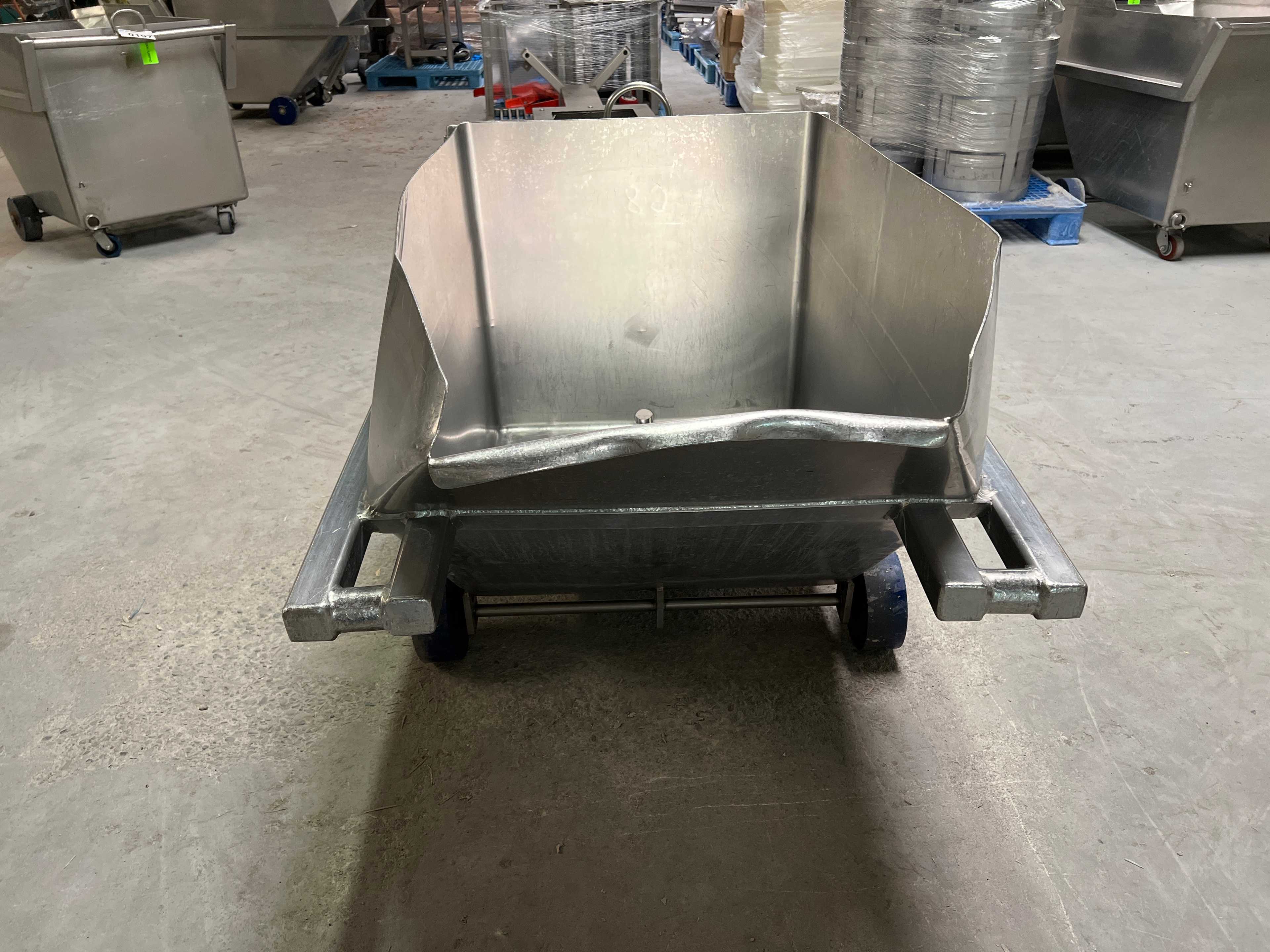 Stainless Steel Dump Cart Hopper