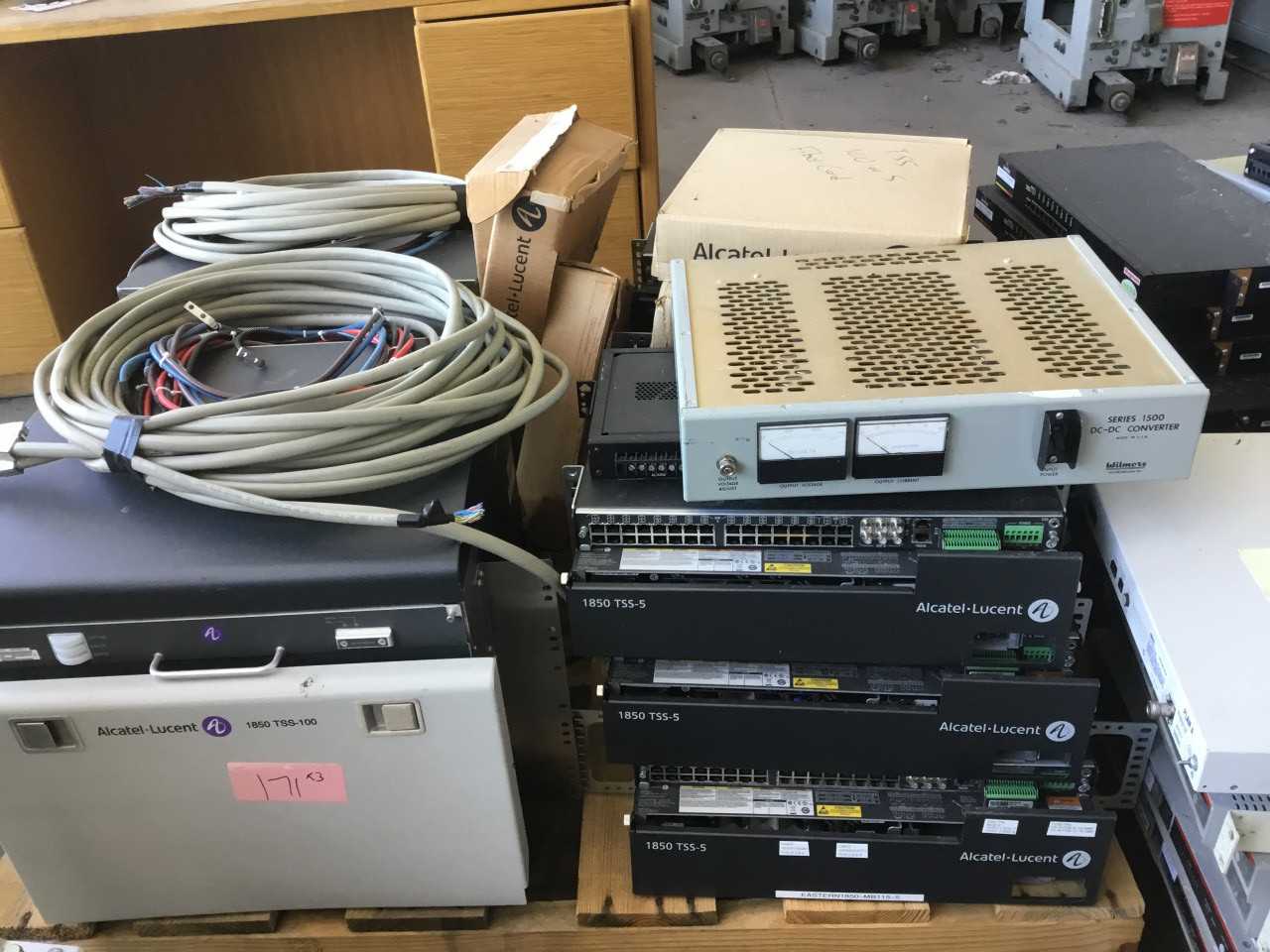Three Pallets of Electronic Communication Equipment - ELECTRICAL COMPONENTS