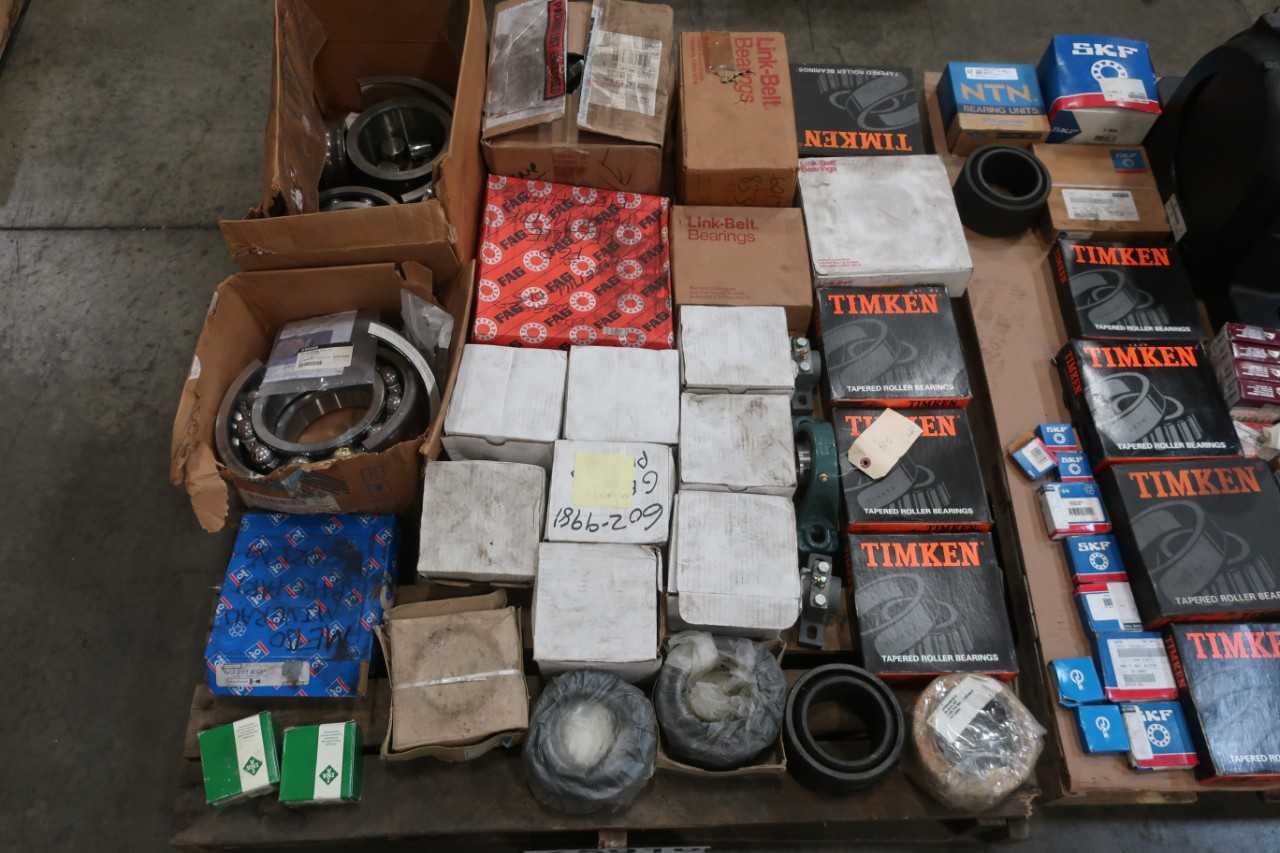2 PALLETS OF ASSORTED BEARINGS - BEARINGS
