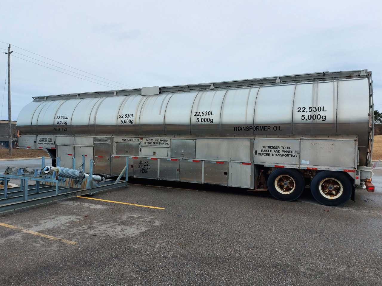 Transformer Oil Storage Trailer - TRAILERS