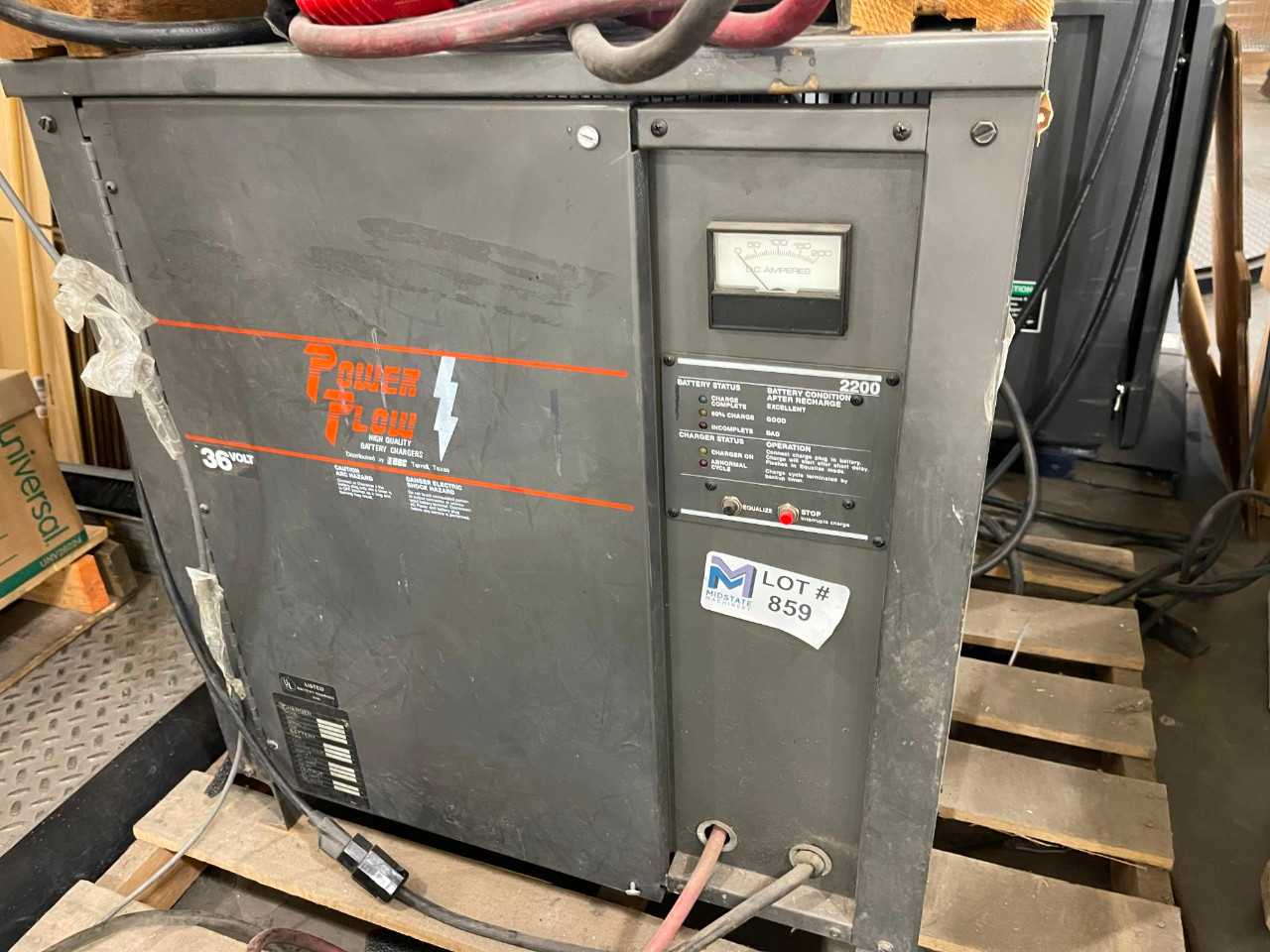 Power Plow 36 Volt Battery Charger for Forklift - ELECTRICAL COMPONENTS
