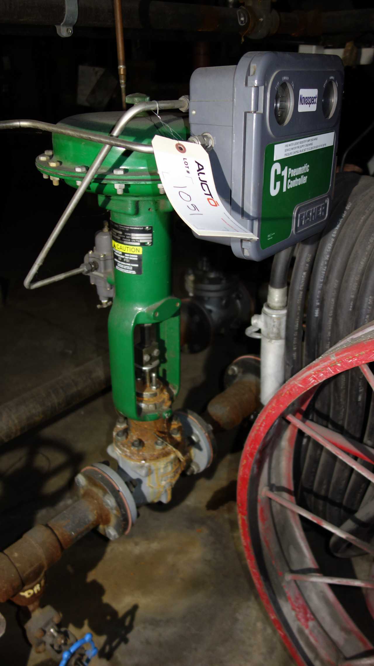 FISHER 667-ET 2" CL150 CONTROL VALVE C1 CONTROLLER - CONTROL VALVE