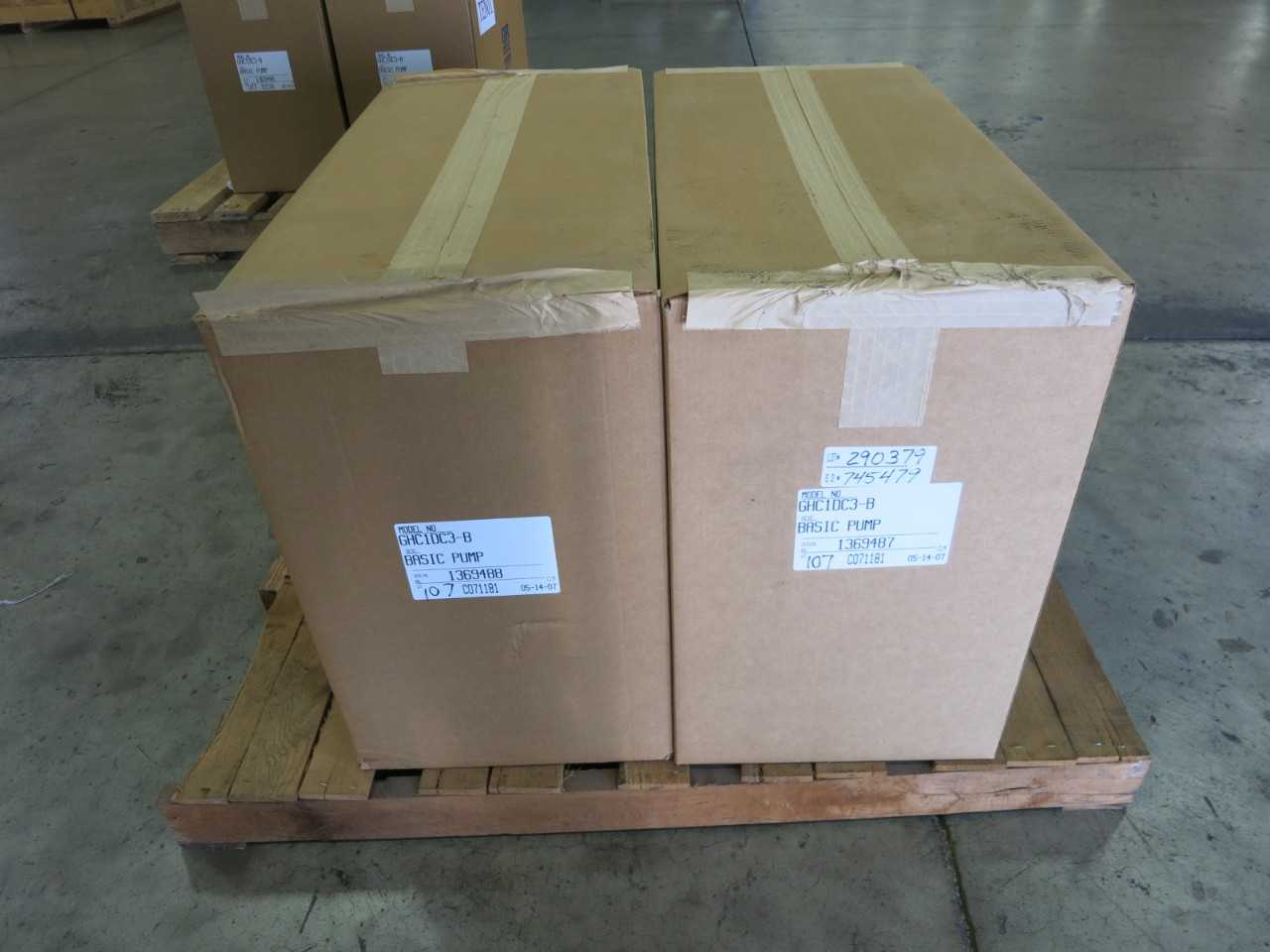 LOT OF 2 GORMAN-RUPP GHC1DC3-B POSITIVE DISPLACEMENT PUMP 1IN NPT - PUMPS