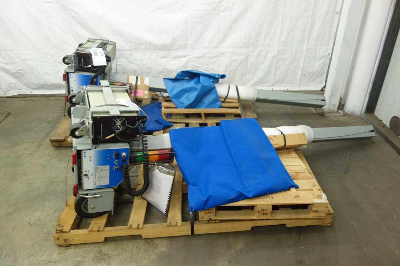 LOT OF 2 EATON RPR-2 PLUS REMOTE POWER BREAKER RACKING SYSTEM - CIRCUIT BREAKERS