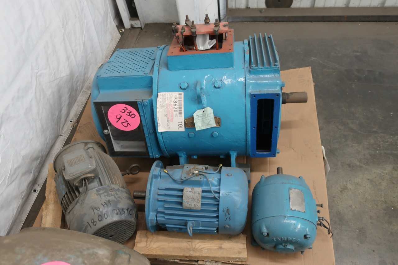 2 PALLETS OF ASSORTED MOTORS, 550V - 575V - ELECTRIC MOTORS