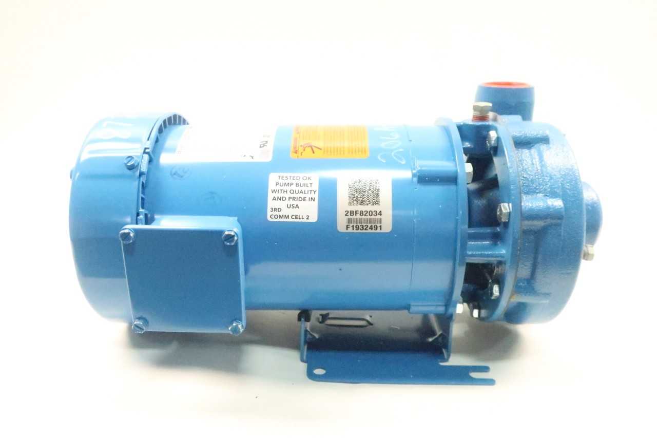 GOULDS 2BF82034 3642 CENTRIFUGAL PUMP 2HP 208-230/460V-AC 1-1/4IN 1-1/2IN 5IN - CENTRIFUGAL PUMP GOULDS 2BF82034 3642 CENTRIFUGAL PUMP 2HP 208-230/460V-AC 1-1/4IN 1-1/2IN 5IN - CENTRIFUGAL PUMP