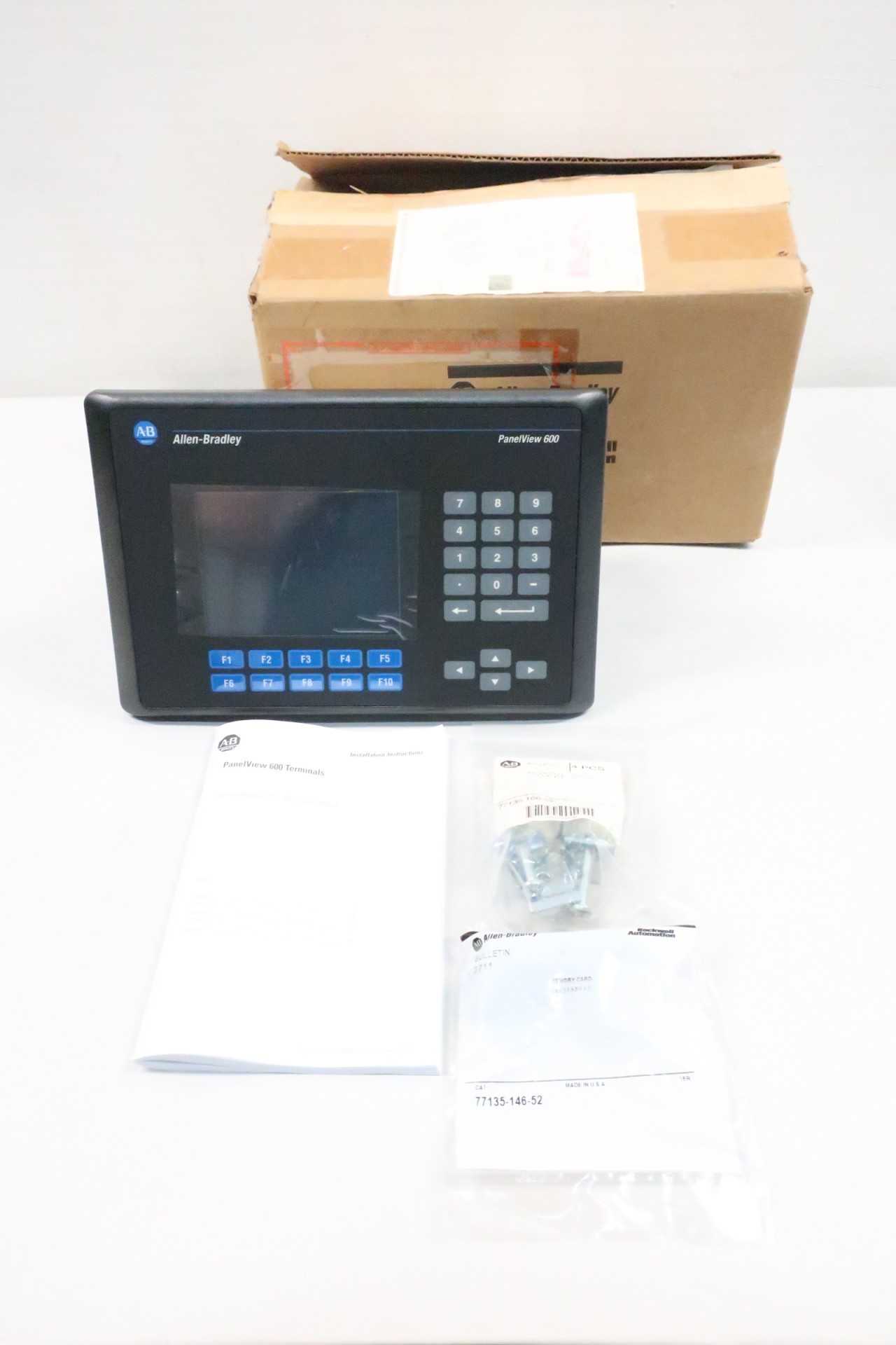 NEW ALLEN BRADLEY 2711-B6C2 PANELVIEW 600 OPERATOR INTERFACE PANEL SER C - AUTOMATION & CONTROLS