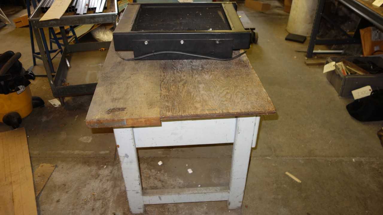 WOODEN WORK TABLE DESK - PLANT & FACILITY