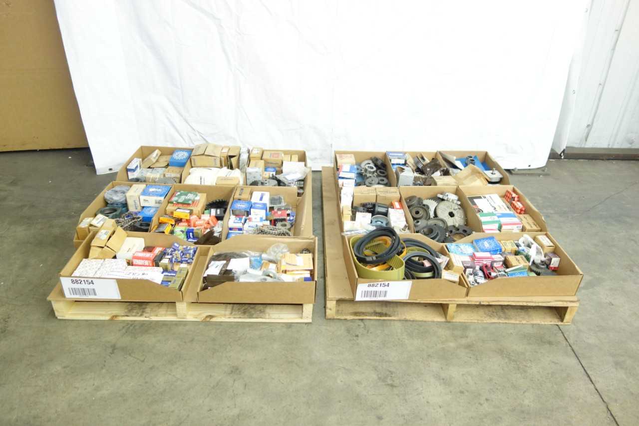 2 PALLETS OF POWER TRANSMISSION REPLACEMENT PARTS - POWER TRANSMISSION