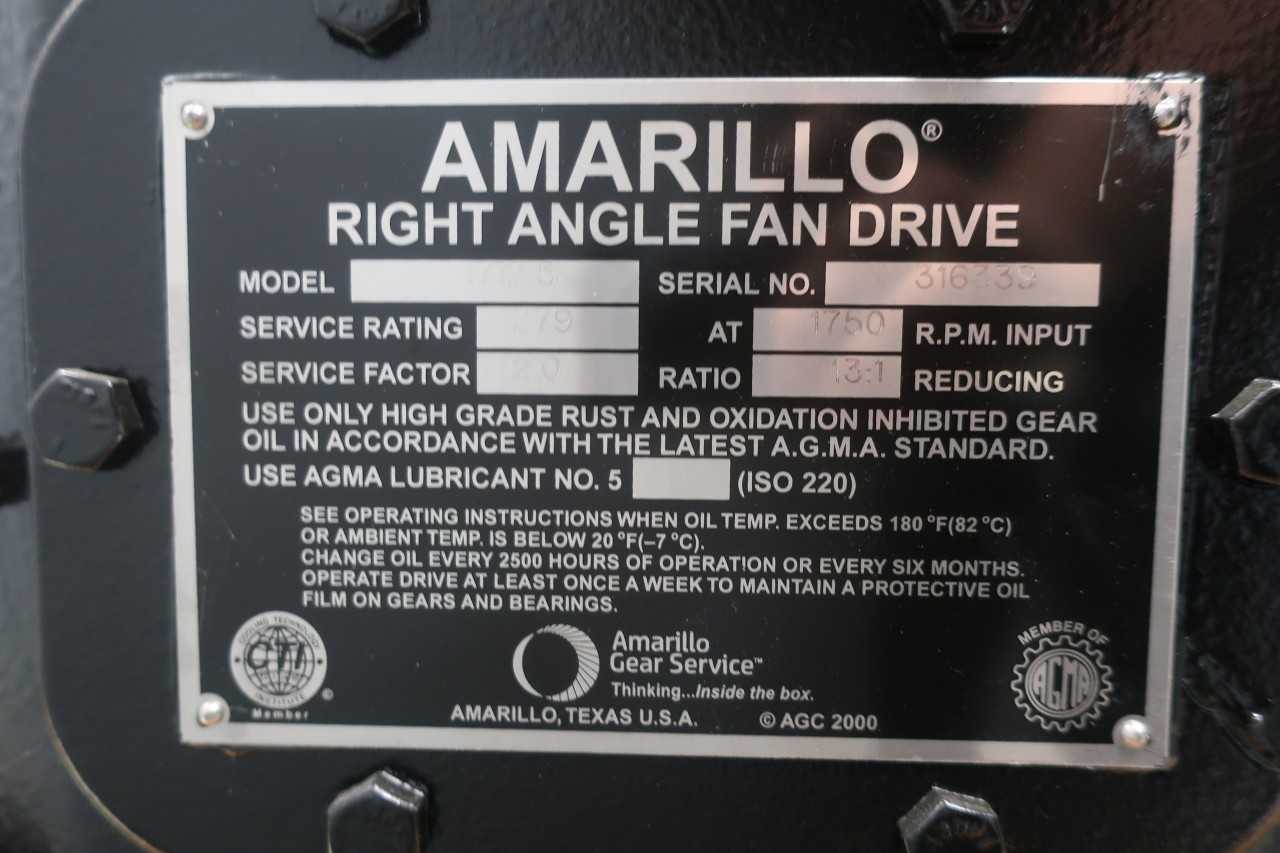 AMARILLO 1712.5 RIGHT ANGLE GEAR REDUCER - GEAR REDUCERS