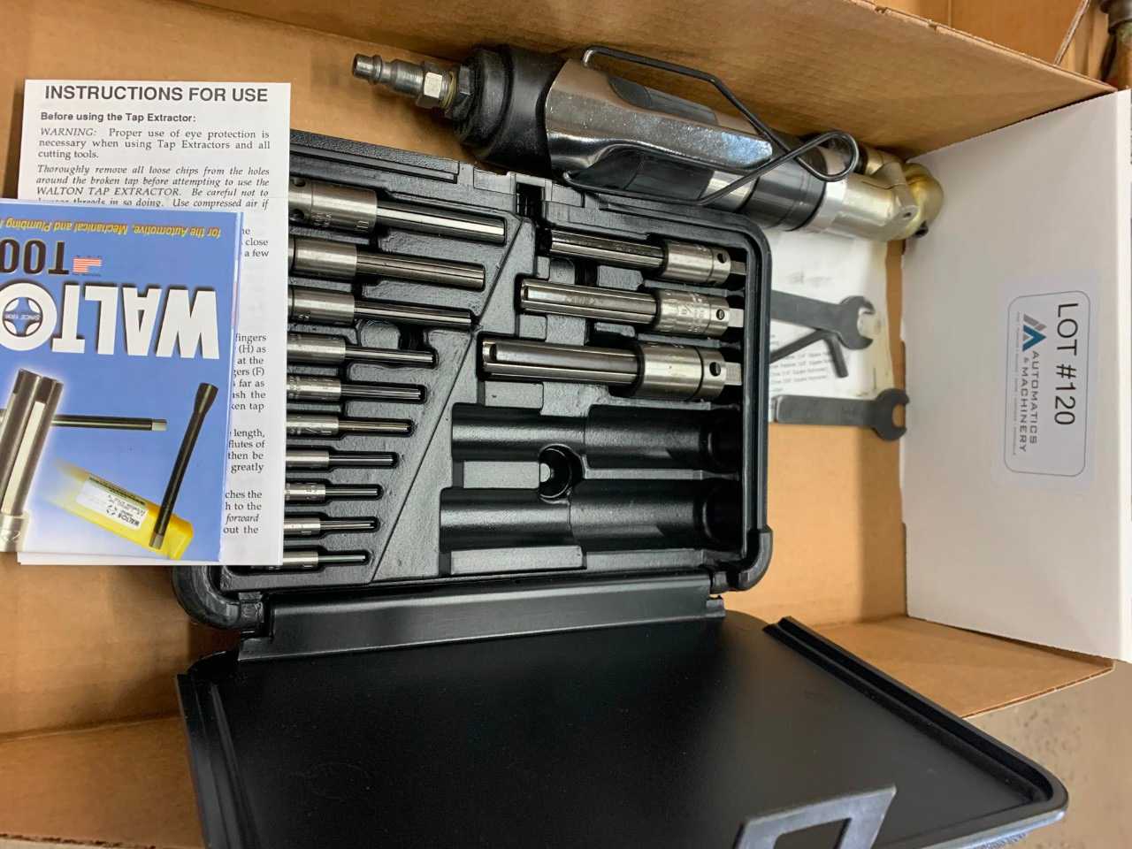 Tap Extraction Set & Air Tool - HAND TOOLS Tap Extraction Set & Air Tool - HAND TOOLS