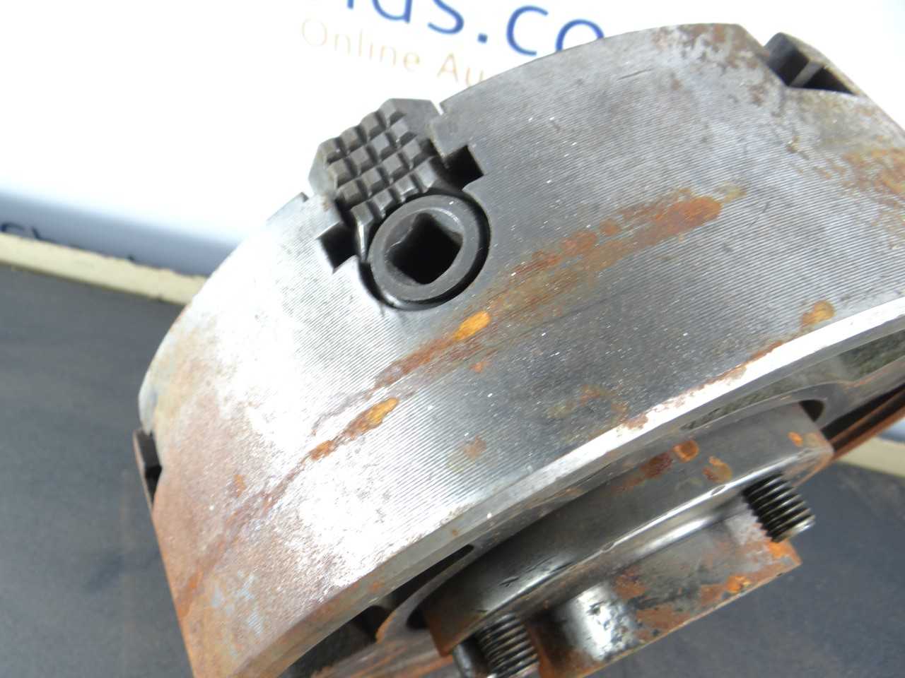 BISON 12 AND HALF INCH 4 JAW LATHE CHUCK - HOLEMAKING TOOLS