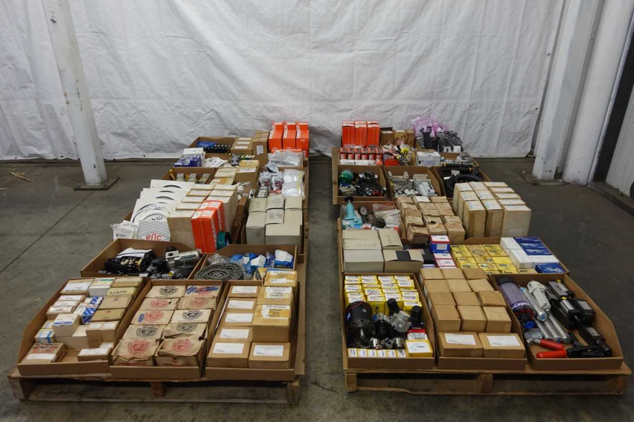 4 PALLETS OF ASSORTED MRO - INDUSTRIAL PARTS