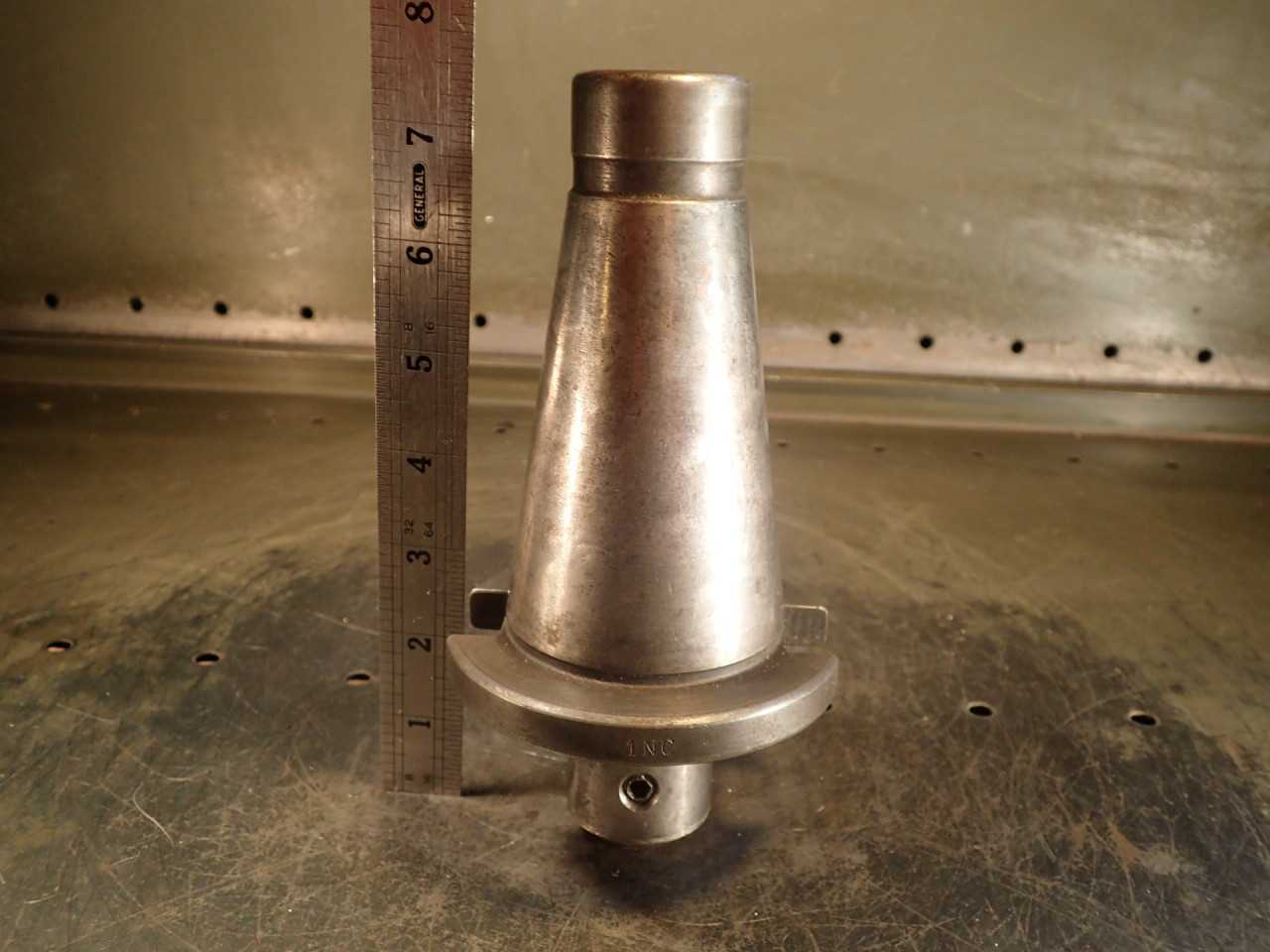 1NC 1/2" End Mill Tool Holder: 2-1/4" Projection, NMTB-50 Taper Shank - HOLEMAKING TOOLS