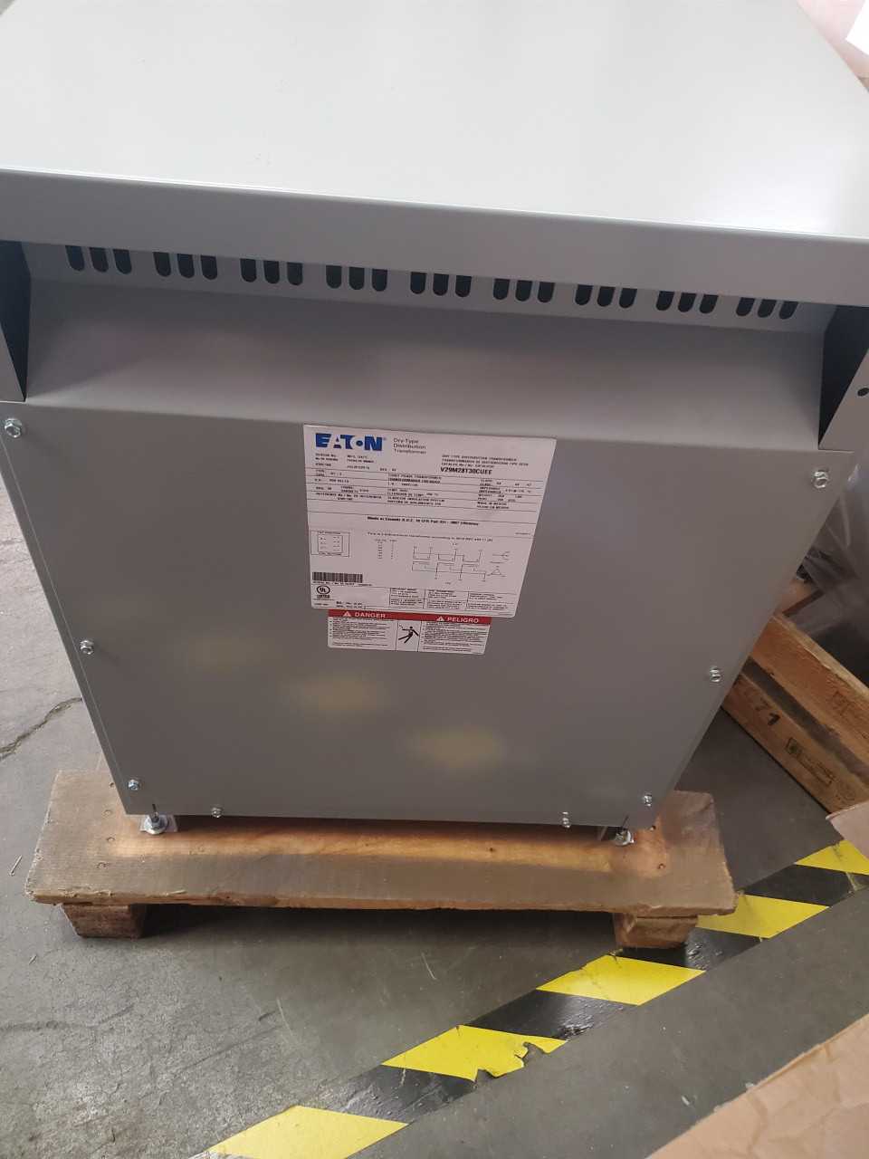 (1) Eaton V29M28T30CUEE Transformer 30 KVA, 3PH - CONTROL TRANSFORMERS