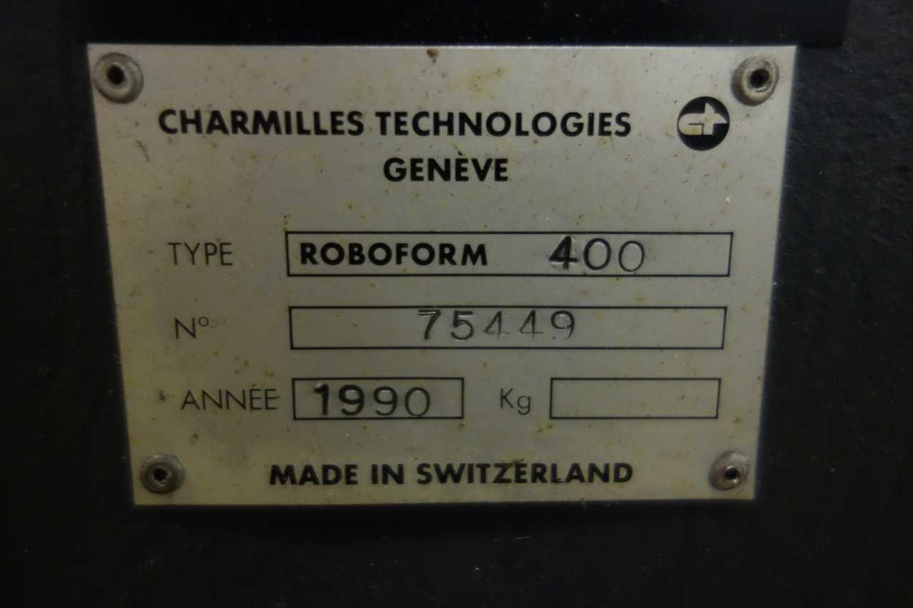 CHARMILLES TECHNOLOGIES ROBOFIL 400 WIRE EDM MACHINE - MACHINING ACCESSORIES & TOOLING